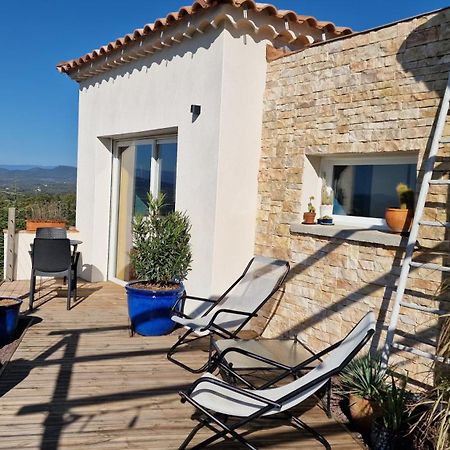 Reve D'Escapade Chambre Avec Vue Sublime Sur Les Cevennes Ardechoises バルジャック エクステリア 写真